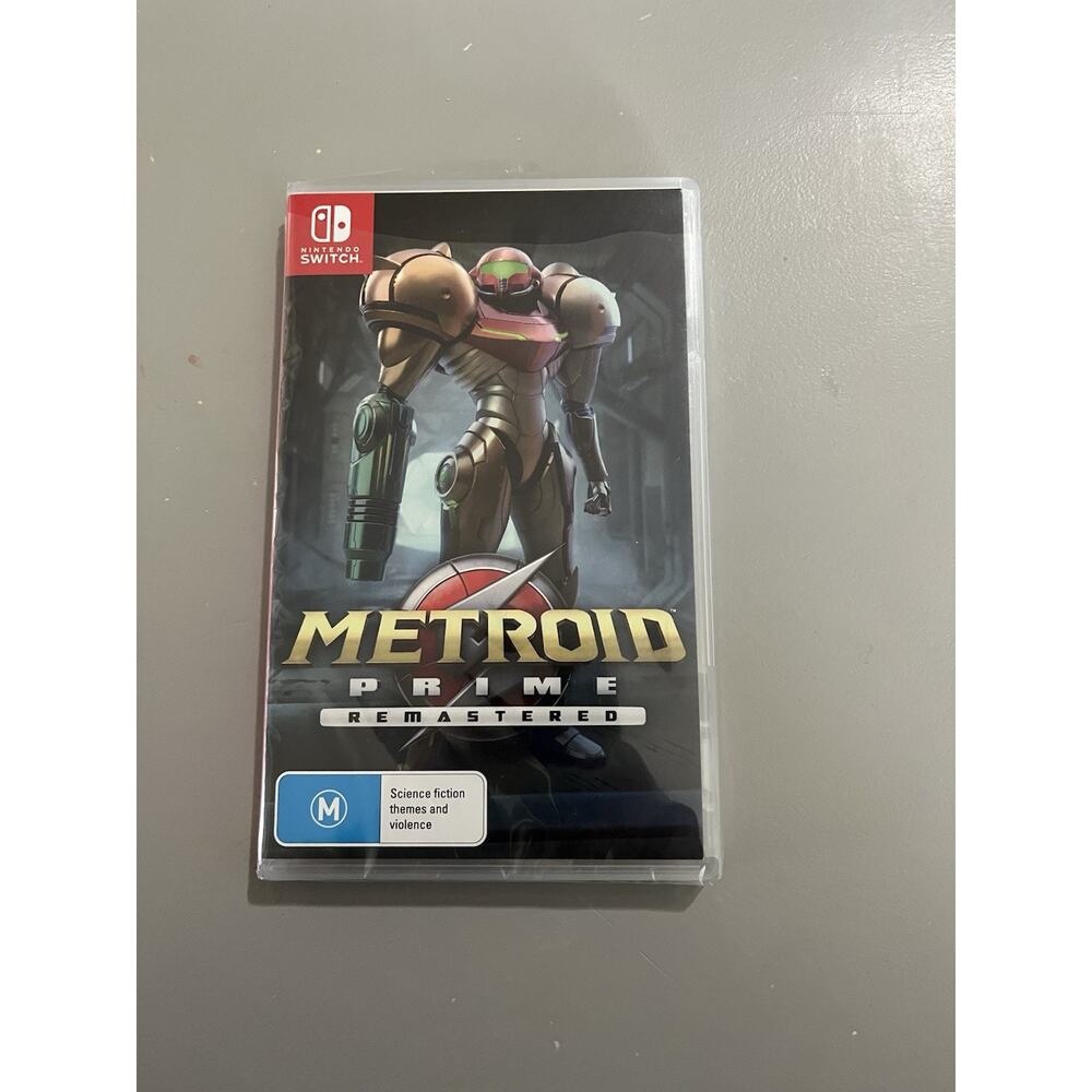 Metroid Prime Remastered Nintendo Switch NEW Sealed (Wrap Tear Corner